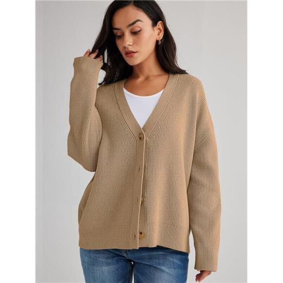 Cardigan Sweaters for Women 2025 Summer Fashion Oversized Lightweight - Picture 5 of 5